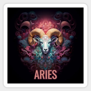 Aries Zodiac Sign Sticker